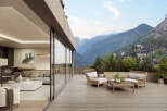 Luxury mountaintop living awaits in this stunning property, boasting breathtaking panoramic views and a spacious outdoor terrace perfect for relaxation and entertaining.
