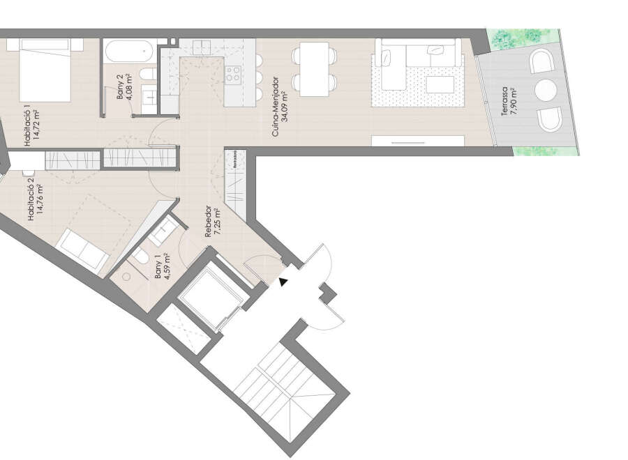This stunning property boasts a spacious open-plan kitchen and dining area, perfect for entertaining.