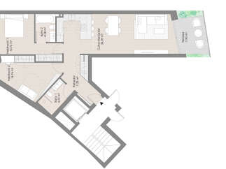 This stunning property boasts a spacious open-plan kitchen and dining area, perfect for entertaining.