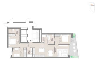 This stunning 1-bedroom apartment boasts a spacious open-plan kitchen and living area, perfect for entertaining.