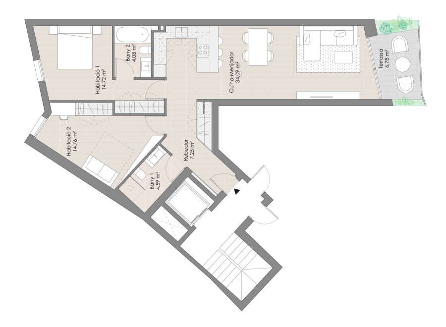 This stunning property boasts a spacious open-plan kitchen and dining area, perfect for entertaining.