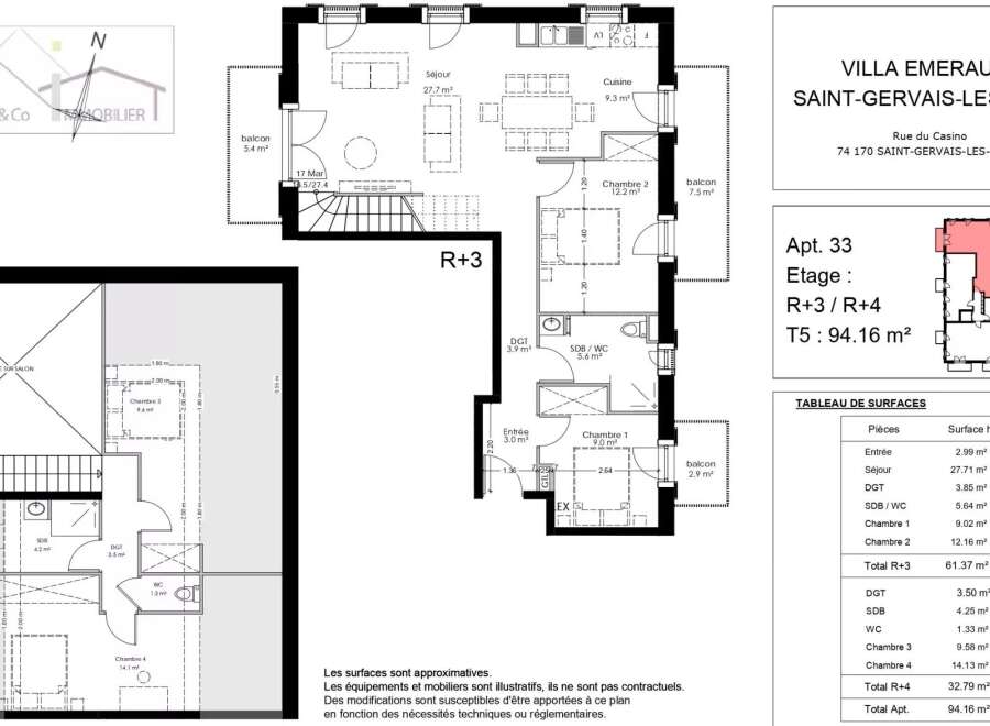 Discover the charm of Villa Emeraude in Saint-Gervais-les-Bains, featuring a stunning apartment (Apt.