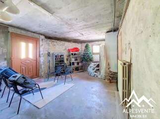 Spacious basement offering ample storage solutions, perfect for storing sporting equipment and seasonal items.