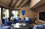 Step into a world of rustic elegance with this stunning living space.