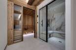 Luxurious spa retreat with two distinct sauna experiences.