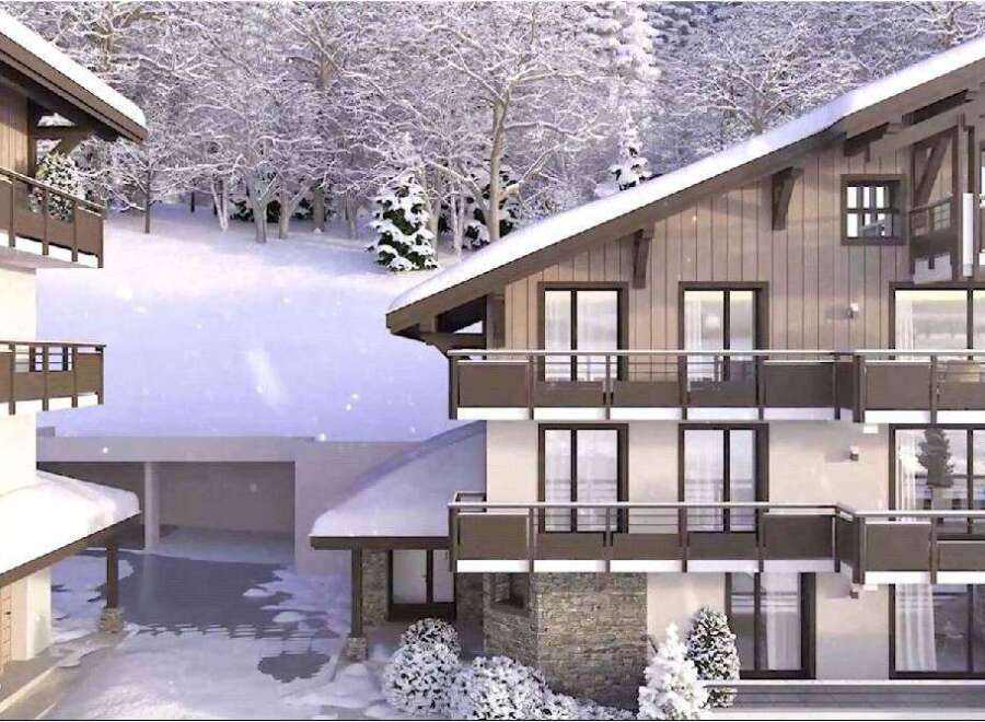 Luxury ski-in/ski-out chalets with stunning mountain views.