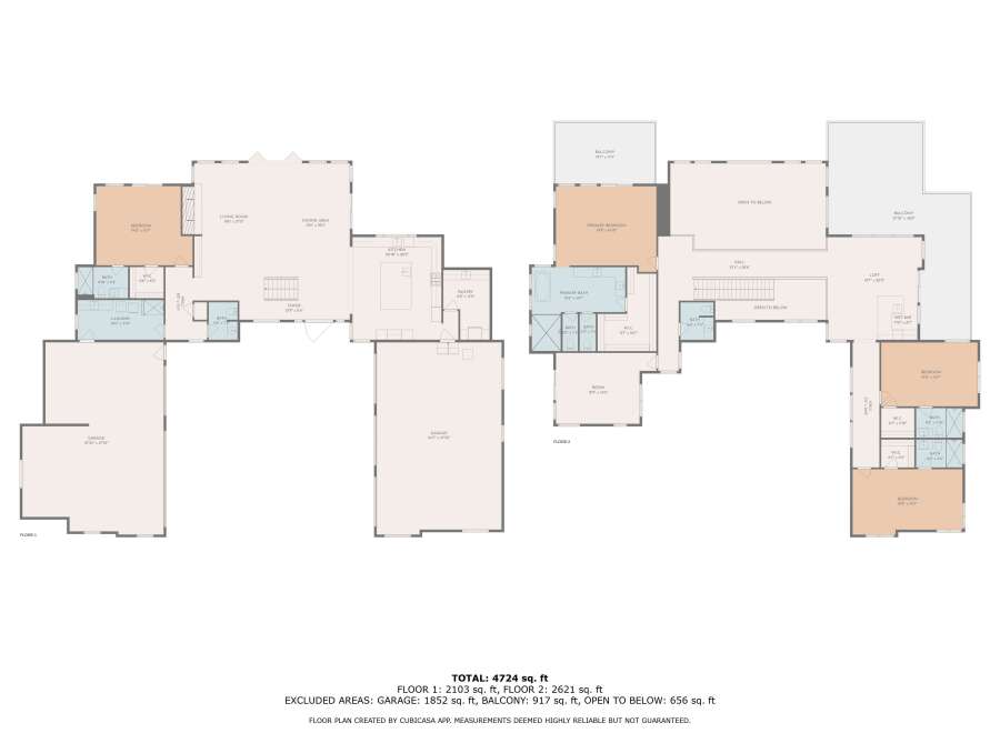 Stunning two-story home featuring over 4700 square feet of living space, including a spacious living room, gourmet kitchen, and expansive primary suite.
