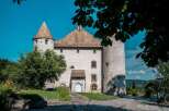This stunning château boasts two majestic towers, a charming courtyard, and beautifully manicured lawns.