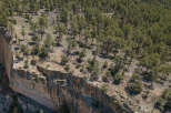 Spectacular cliffside property offering breathtaking views and abundant privacy.