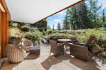 Relax and enjoy the stunning mountain views from your private patio.