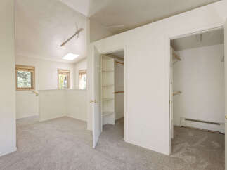 This charming property boasts two spacious closets, perfect for ample storage.