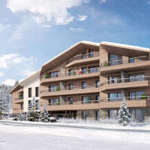 Luxury ski-in/ski-out apartments in a stunning mountain setting.
