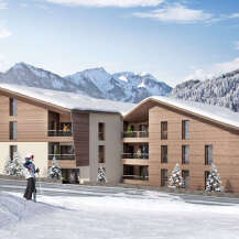 Luxury ski-in/ski-out apartments in the French Alps.