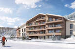 Luxury ski-in/ski-out apartments in a stunning mountain setting.