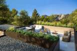 Luxury rooftop retreat with stunning mountain views.