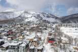 Luxury ski-in/ski-out property in Hirafu, Niseko with stunning mountain views.