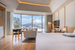 Wake up to breathtaking views of Mt.