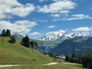 Nestled in the French Alps, this idyllic property offers breathtaking views of snow-capped mountains and lush green valleys.