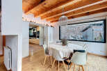 This stunning property boasts a beautifully designed dining area, perfect for hosting gatherings.