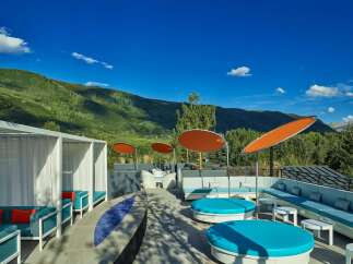 Relax and soak in the breathtaking mountain views from our rooftop terrace.