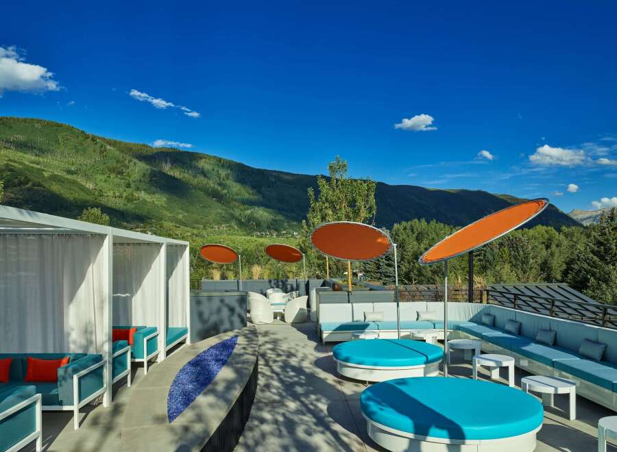 Relax and soak in the breathtaking mountain views from our rooftop terrace.