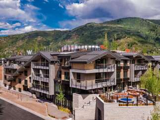 Nestled in the mountains, this stunning hotel boasts breathtaking views and luxurious amenities.