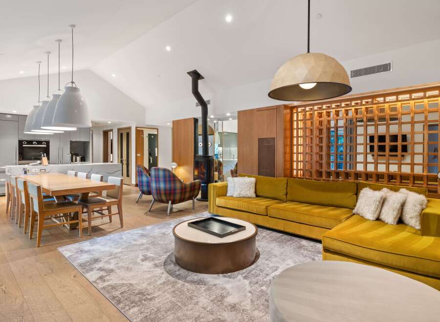 Experience luxury living in this stunning property, featuring a modern open-plan design.