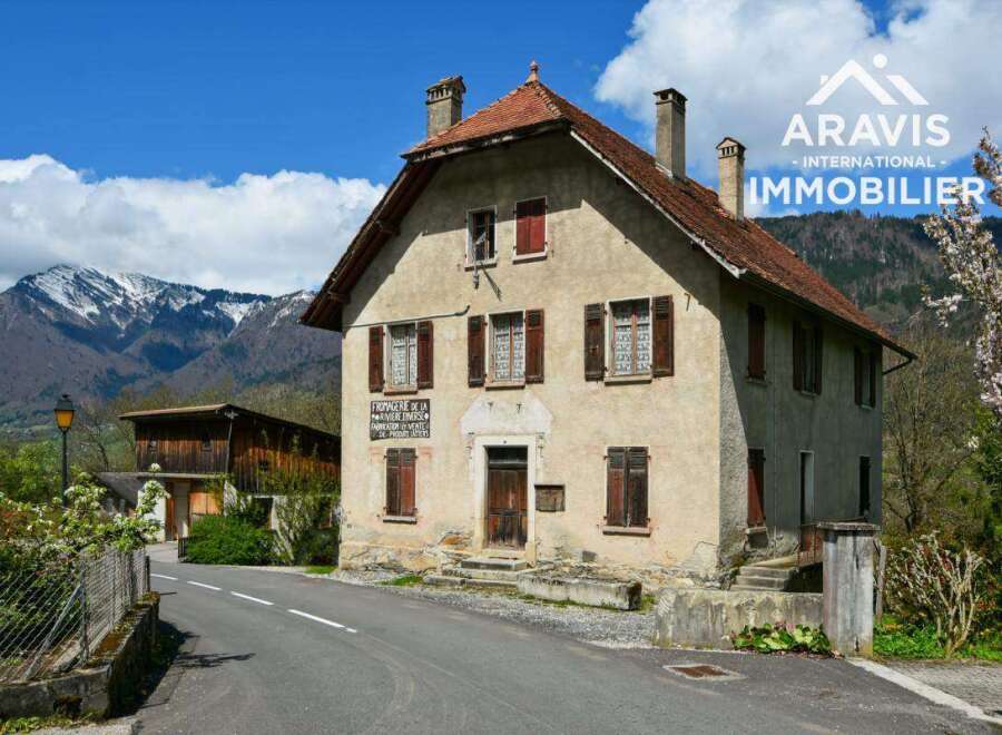 Charming renovated farmhouse nestled in the French Alps.