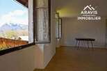 Mountain view room with vintage charm.