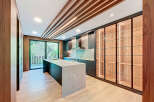 Step into luxury with this stunning kitchen design.