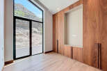 Discover a modern interior with stunning mountain views.