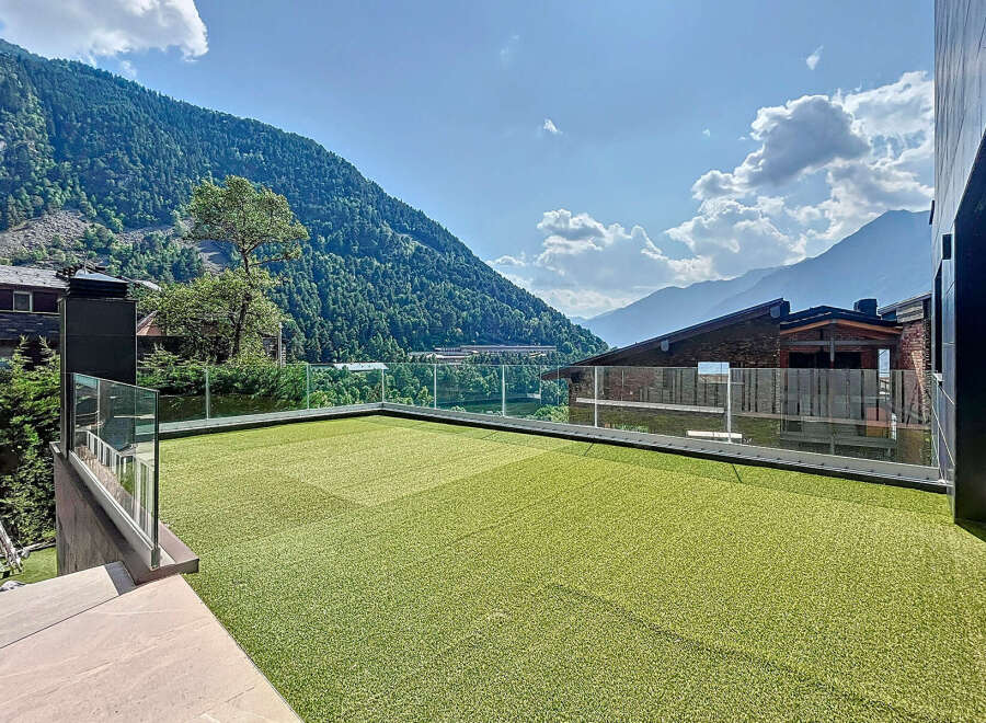 Experience breathtaking mountain views from this stunning property.