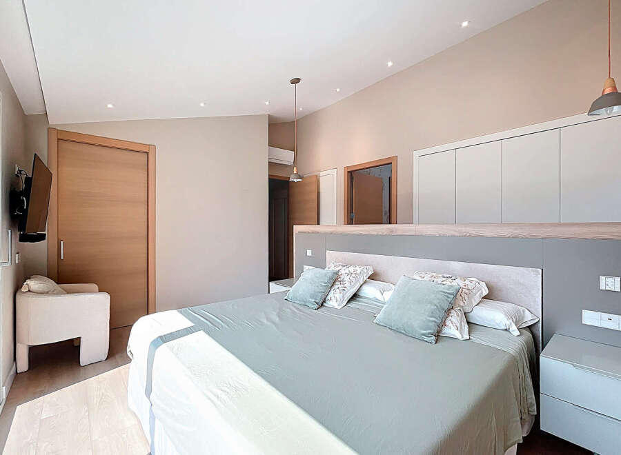 Discover a serene bedroom retreat.