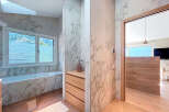 Step into a luxurious bathroom retreat.