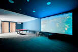 Step into luxury with this stunning entertainment room, perfect for movie nights and game days.