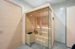 Relax and rejuvenate in this luxurious sauna.