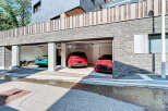 Discover modern luxury in this stunning property featuring a multi-car garage.
