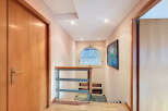 Discover a charming hallway with a unique architectural design.