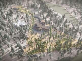 Discover this secluded mountain property nestled amidst a dense forest, offering unparalleled privacy and serenity.
