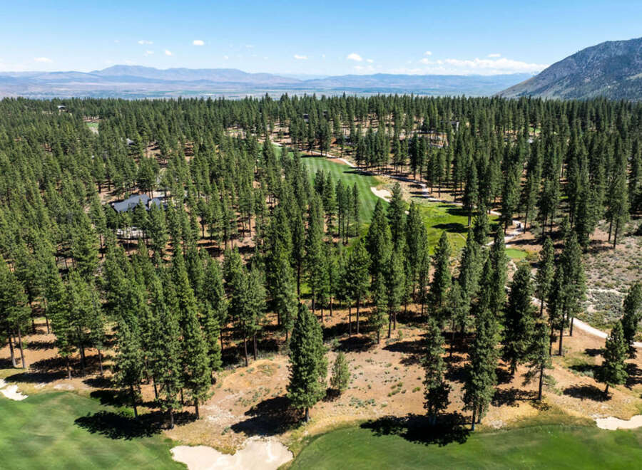 Nestled in a serene forest setting, this property offers a unique blend of luxury and nature.