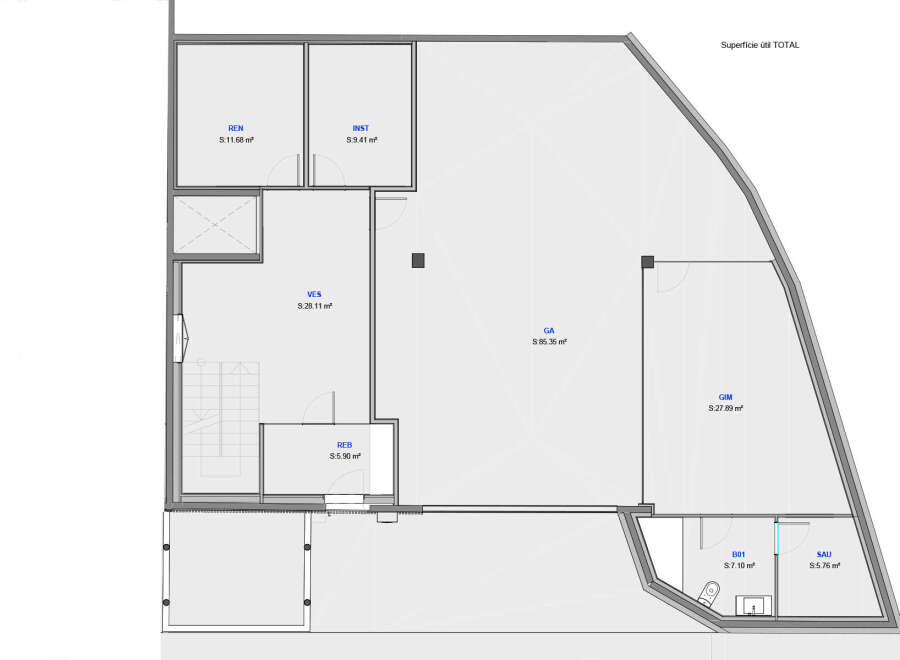 This floor plan showcases a spacious property with a total useful area of 350.