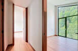 Discover an immaculate interior with hardwood flooring and modern design.
