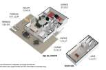 This floor plan showcases a modern property with a well-designed layout.
