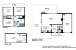 This floor plan showcases a multi-level home with a well-defined layout.