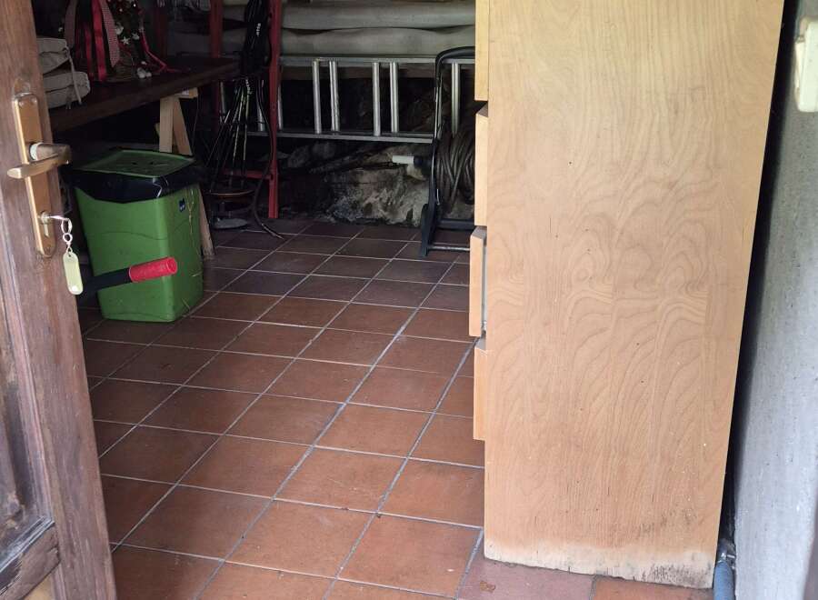 This is an interior view showcasing a storage room or utility area, which could be highlighted as additional storage space.
