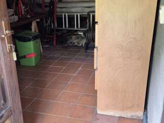 This is an interior view showcasing a storage room or utility area, which could be highlighted as additional storage space.