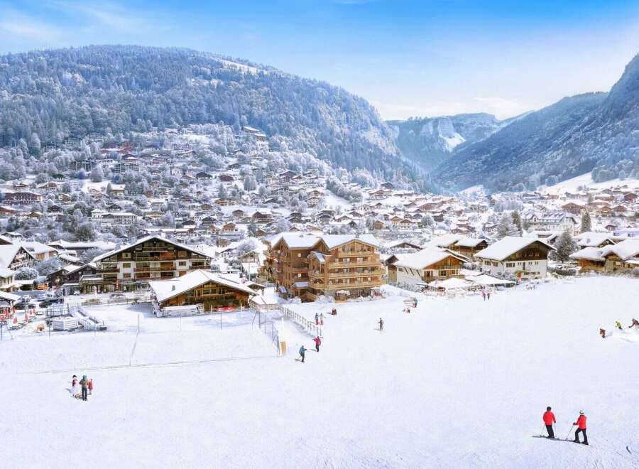 Discover luxury ski-in/ski-out properties nestled in a picturesque alpine village.