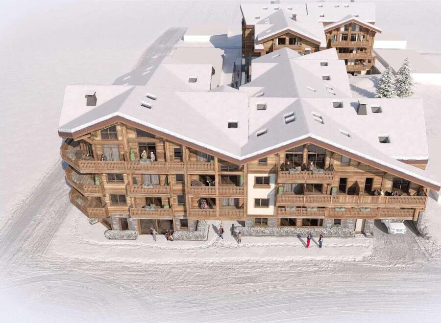 Discover luxury in this stunning chalet-style apartment complex.