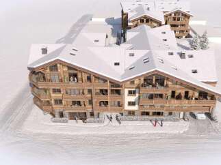 Discover luxury in this stunning chalet-style apartment complex.