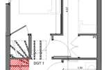 This floor plan showcases a compact yet functional layout, ideal for modern living.